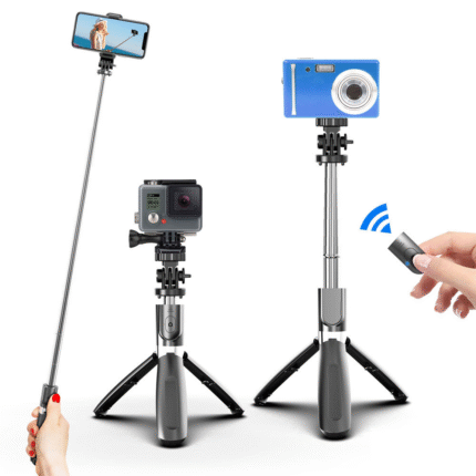 Tripod L02 4 In 1 Bluetooth Kumandalı Tripod Selfie Çubuğu